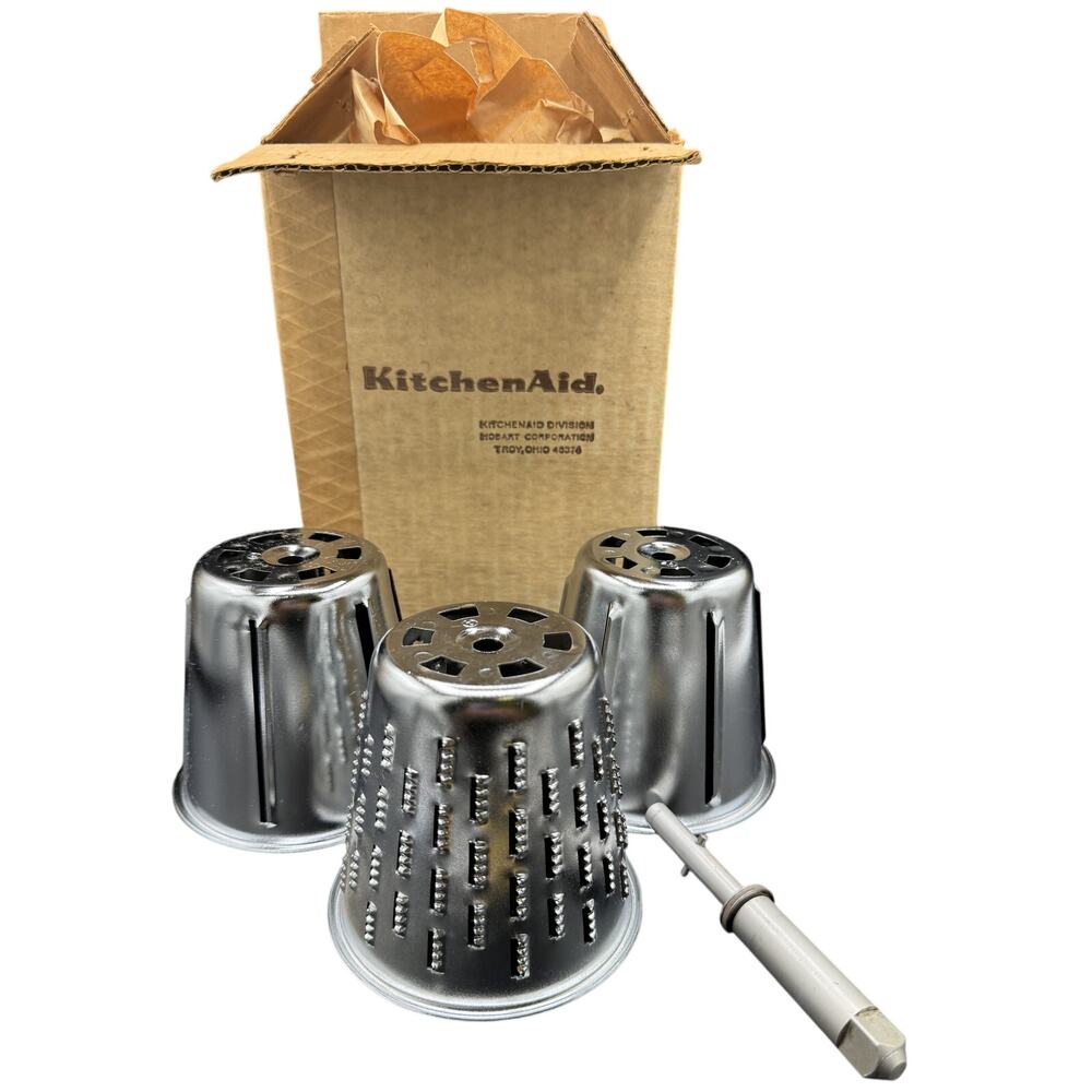 🍴 KitchenAid Vintage Metal Rotor Slicer Shredder Attachment Set Retro Japan